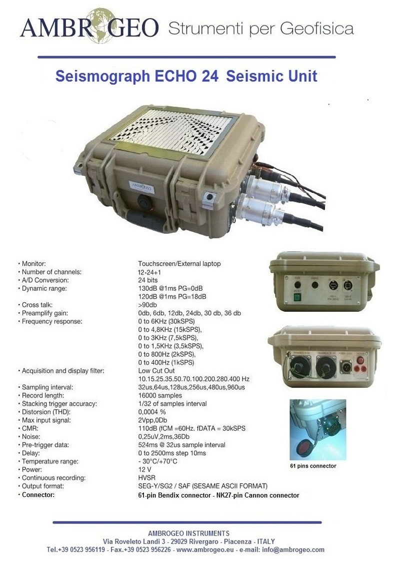 Seismograph ECHO 24